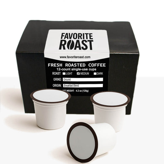 Breakfast Blend - 12 Single Serve Coffee Capsules